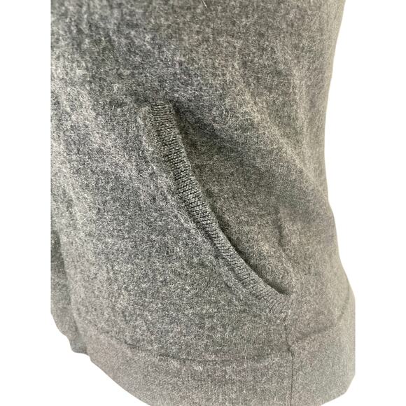 ARMANI EXCHANGE VEST HOODED MERINO WOOL SZ SMALL GRAY SOPHISTICATED VERSATILE - Picture 5 of 16